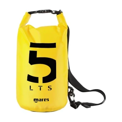 Imagen de Mares Seaside Drybag 5 L, Bolsa estanca de Tamaño Pequeño, para Kayak Paseo En Barco Canoa Pesca Rafting Camping Playa Natación