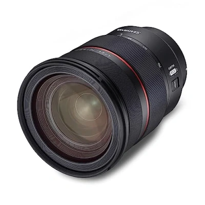 Imagen de Samyang AF 24 70 mm F2,8 FE para Sony E cámaras Mount Alpha A7 A9 A1 A7C A6000 Serie, Negro