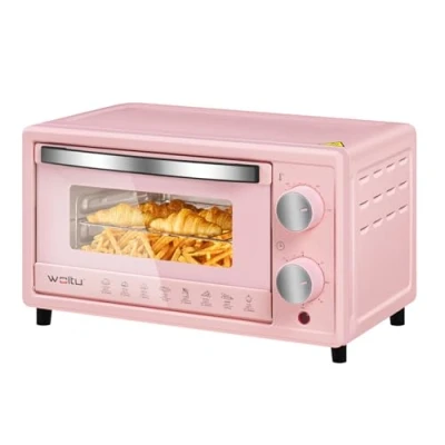 Imagen de WOLTU Horno Electrico Pequeño10 L, Mini 650 W con Control de Temperatura 100 230℃ y Temporizador 0 60 Minutos, Tostador Bandeja Rejilla,Rosa, BF16rs