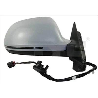 Imagen de Espejo retrovisor Tyc 302 0071 derecha imprimado para ajuste elect. espejo, convexo, calefactable AUDI: A4 B8 Berlina, Avant