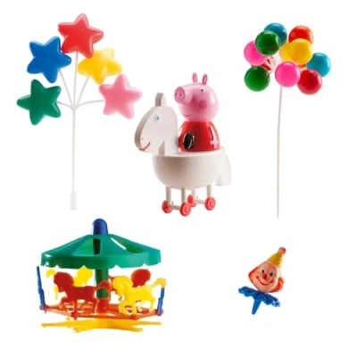 Imagen de Dekora Set Decoración de Tartas Peppa Pig en el Circo PVC