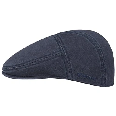 Imagen de Stetson Paradise Cotton Gorra Plana Hombre con protección UV 40 de algodón Verano/Invierno Azul M (56 57 cm)
