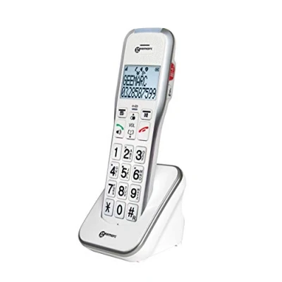 Imagen de Geemarc Amplidect 595 HS Microteléfono Adicional con Volumen de Recepción Amplificado para la Gama y U.L.E Base Teléfono Requerida Pérdida Auditiva Moderada o Severa