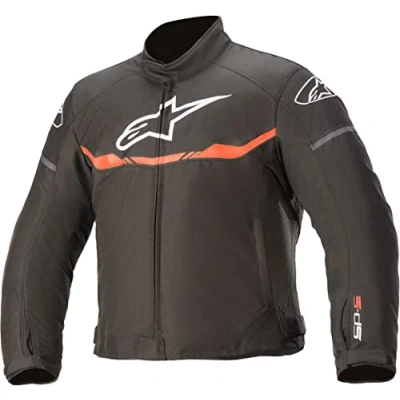 Imagen de Alpinestars Youth T SP S Chaqueta Impermeable, Color, Negro/Rojo Fluo, Large para Hombre