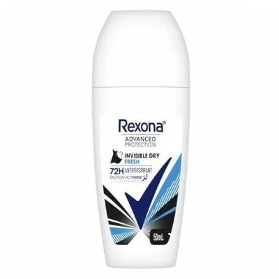 Imagen de REXONA ROLL ON ADVANCED PROTECTION INVISIBLE DRY FRESH 72H 50 ml pack of 3