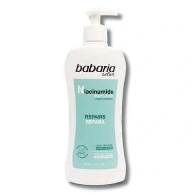 Imagen de Babaria Crema Corporal Con Niacinamida Body Milk 400ml Hidratante Hombre Y Mujer Cuerpo