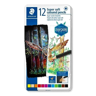 Imagen de STAEDTLER 149C ST Lápiz de Color Super Suave, Multicolor, 12 Unidad (Paquete 1) (149C M12)