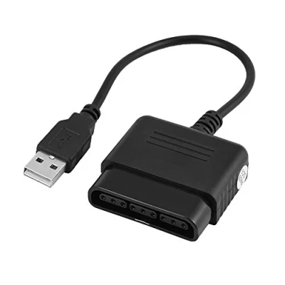 Imagen de PS2 a PS3 Controller Adapter, USB Converter para PC Compatible con Sony PS1 Wired Wireless