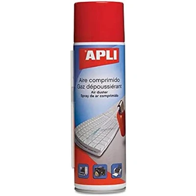 Imagen de APLI 11297 Limpiadora de aire comprimido para ordenador (400 ml)