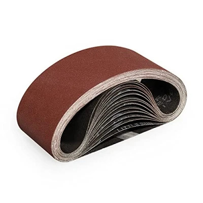 Imagen de Sruhrak Bandas de Lija 75 X 457 mm Granos 240 Lijado Correas Para Lijadora Banda (15 UNIDADES)