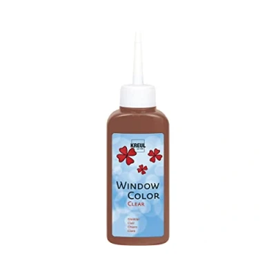 Imagen de KREUL 40216 Window Cristal Transparente, 80 ml, Color marrón Oscuro, ml