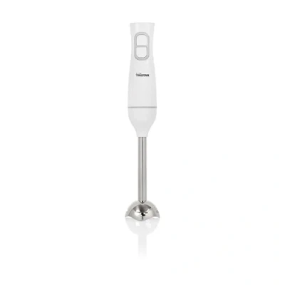 Imagen de batidora de mano Tristar, con pie acero inoxidable, función pulso y turbo, forma ergonómica, blanca, MX 4880