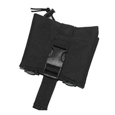 Imagen de Táctica Molle Dump Bolsa,600D Nailon Plegable Bolsa EDC Bolsas para Senderismo Al Aire Libre, Acampada, Caza (Negro)