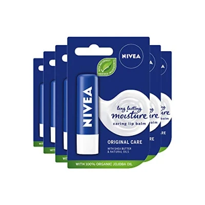 Imagen de NIVEA Bálsamo labial Original Care Pack de 6