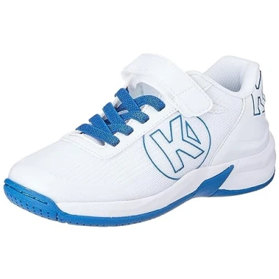 Imagen de KEMPA Attack 2.0 Junior Zapatillas, Color Blanco y Azul, Azul Clásico, 28 EU