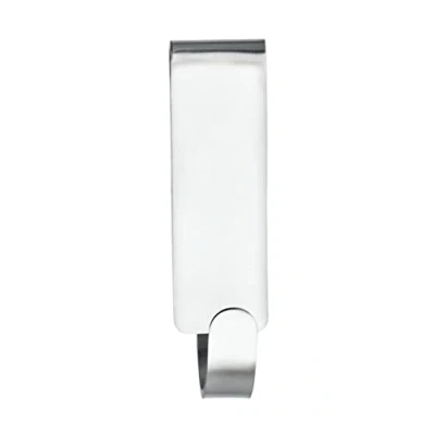 Imagen de Wenko Colgador Mural de Ducha Doble Vieste Acero INOX Oscuro Ganchos para Pared la Mate