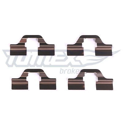 Imagen de TOMEX brakes TX 43 05 Kit de accesorios, pastillas frenos VOLKSWAGEN: GOLF 5, 2, Passat B5 GP Variant, RENAULT: MEGANE 4, 2
