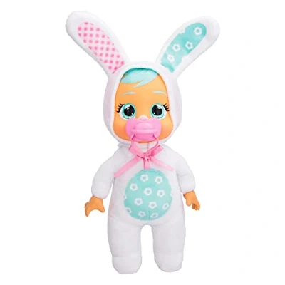Imagen de Bebés Llorones Tiny Cuddles Conejito Honey, Muñeca Suave y Blanda 25cm, Llora Lagrimas de Verdad, Incluye Pijama Blanco, Juguete para niños niñas +18 meses