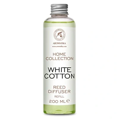 Imagen de Recambio de Difusor Algodón Blanco 200ml Difusores Aromáticos Perfumado Ambientador Varillas Rattan Fragancia para Habitación Carrizo Relleno