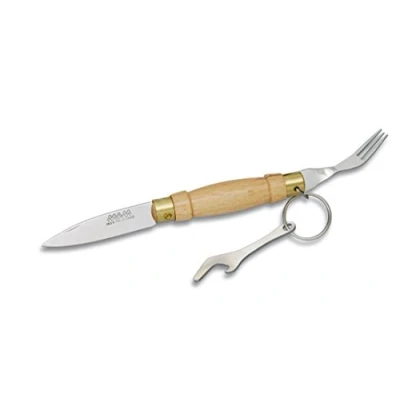 Imagen de M.ALBAINOX Navaja mam con tenedor+abridor. Hoja 6 cm