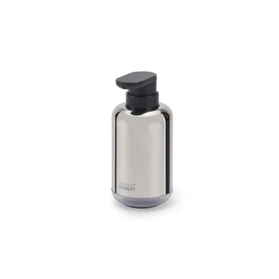 Imagen de Joseph EasyStore, Dispensador de Bomba jabón Elegante en Acero Inoxidable, con indicador Nivel, fácil pulsación, Base Antideslizante, rellenable