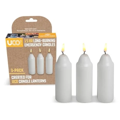 Imagen de UCO Original Vela Regular Pack de 3 velas, color blanco