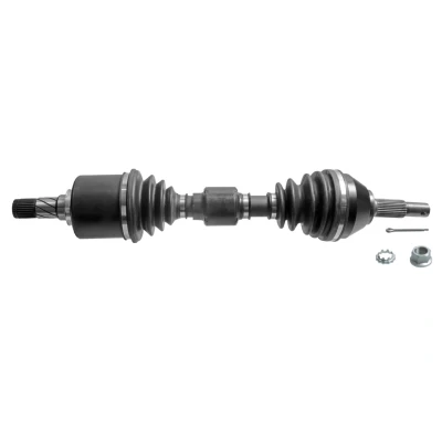 Imagen de FEBI BILSTEIN 193704 Árbol de transmisión Eje delantero, izquierda con tuerca NISSAN: X Trail