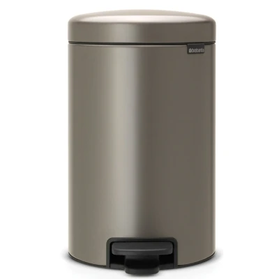 Imagen de Brabantia Cubo de basura con pedal, Platinum, 12 l