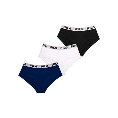 Imagen de FILA Bragas Mujer Algodón, Ropa Interior cómoda y suave (lote de 3)