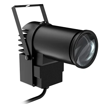 Imagen de U`King Foco LED Pinspot de 30 W, RGBW, DMX512, modo sonido automático, efecto luz para bola discoteca, cumpleaños, fiesta, bar, KTV