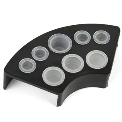 Imagen de 300 Piezas Pigmento Tapas, Cups Tattoo con 2 Soportes de Tazas, Diferentes Tamaños Tazas Tinta Tatuaje, Premium Tattooing Container, Copas Ink Kit para Tatuar, Dibujar y Maquillajes