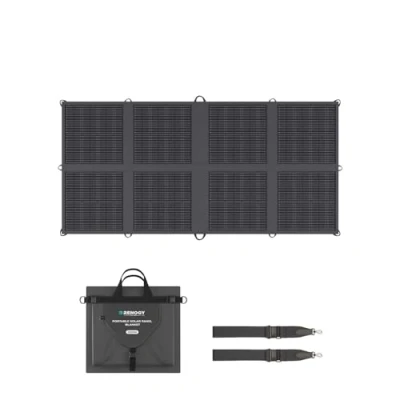 Imagen de Renogy Panel solar plegable de 200 W, tipo N, 25% alta eficiencia, ligero y portátil, módulo para actividades al aire libre independientes la red, SUV, autocaravana, marina, IP65