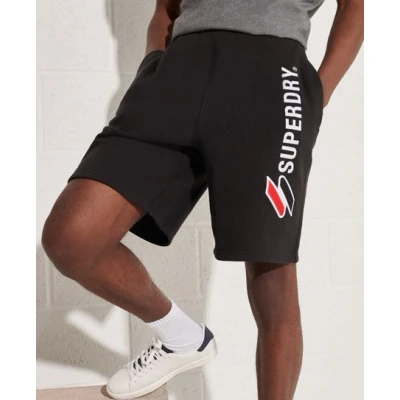 Imagen de Superdry Sportstyle Applique Short Pantalones Cortos, Negro, S para Hombre