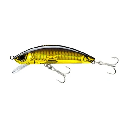 Imagen de Yo Zuri 3 D Floating Lure 31 2 3D Inshore Minnow Señuelo Flotante de 1/2 Pulgadas, Oro Negro, Inch