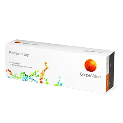 Imagen de Proclear 1 Day Lentes de contacto esféricas diarias (R 8.7 / D 14.2 3.75 Diop), Pack 30 uds.