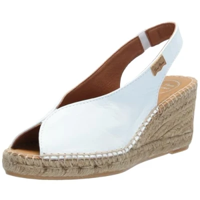 Imagen de Toni Pons Laila P Sandalias de cuña, Mujer, Talla: 36, White Zapatos