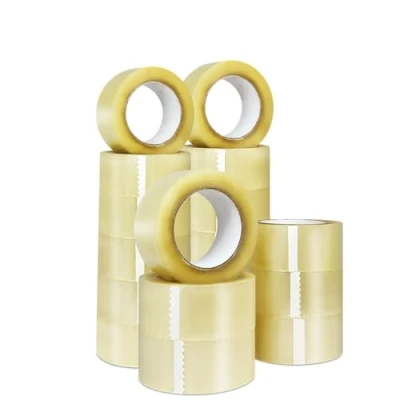 Imagen de MUNTRADE Cinta Adhesiva Transparente Embalar 48mm x 132m (18 Rollos) Transparente, Precinto