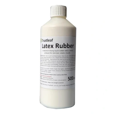 Imagen de Trustleaf Goma de inmersión látex líquido 500 ml para hacer moldes, fundición, SFX (500 ml)