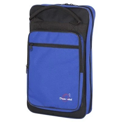 Imagen de Ortola 6509 031 Funda baqueta batería, 8 compartimentos, color negro y azul