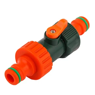 Imagen de MIVOS Acoplamiento de Manguera para Conectar 2 Mangueras con Acoplamientos Rápidos Montados Conector Jardín Válvula Reguladora