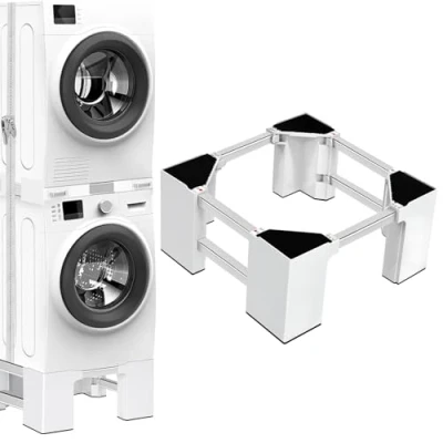Imagen de NIUXX Soporte Ajustable para Lavadoras: Base Muebles Pesados 400 kg, 46 69 cm Frigorífico/Secadoras, Lavadora Altura 23.9