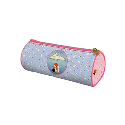 Imagen de Portatodo redondo sencillo Santoro &quot;Poppi Loves&quot; Messenger