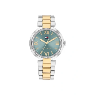 Imagen de Tommy Hilfiger Alice Reloj, Mujer, Talla: One Size, silber gold hellblau