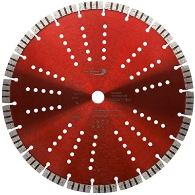 Imagen de PRODIAMANT disco de corte diamante Premium, hormigón 300 mm x 20 mm, altura segmento 15
