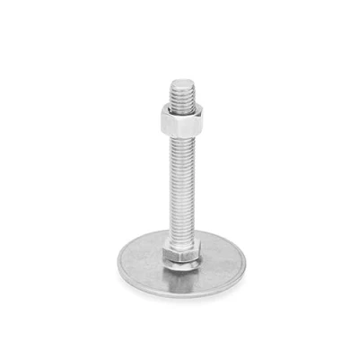 Imagen de Ganter Normelemente Patas ajustables de acero inoxidable GN 41 80 M10 D0 SK diámetro del pie mm