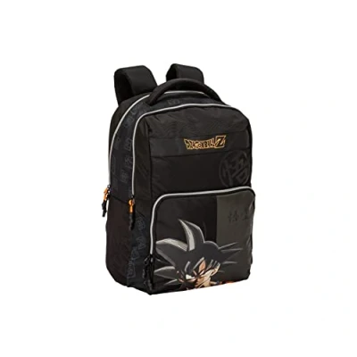 Imagen de Comix Anime, Dragonball Mochila escolar para PC unisex niños y adolescentes con correas ajustables, dos compartimentos tablet portátil cierre de cremallera, parte trasera fondo