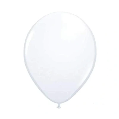 Imagen de Folat Metálico Globos De Blanco color 12In/30cm 100 piezas