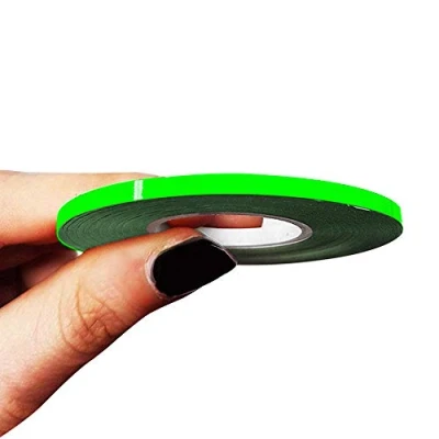 Imagen de 4R Quattroerre.it 10463 Franjas Trim Tiras Adhesivas para Coche, Verde Neón, 3 mm x 10 MT
