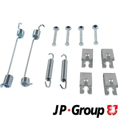 Imagen de JP GROUP 1564000410 Juego de accesorios, zapatas freno Eje trasero FORD: KA Hatchback, StreetKA Cabrio, FIESTA 5