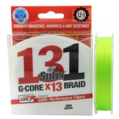 Imagen de Sufix 131 Braid Chartreux 0.185mm/11.4kg Línea Trenzada (150m) Hilo trenzado